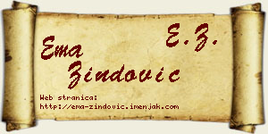 Ema Zindović vizit kartica